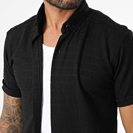 Mackten - Camicia a maniche corte nera