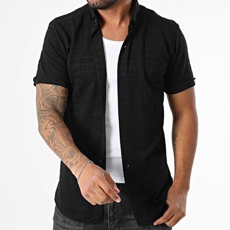 Mackten - Camicia a maniche corte nera