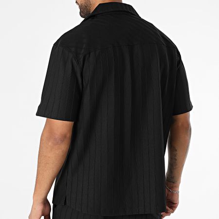Mackten - Set camicia a maniche corte e pantaloncini da jogging 131 nero