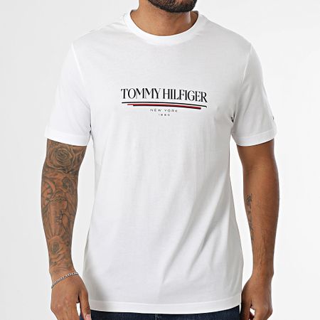 Tommy Hilfiger - Maglietta Marca Love Hilfiger 0324 Bianco