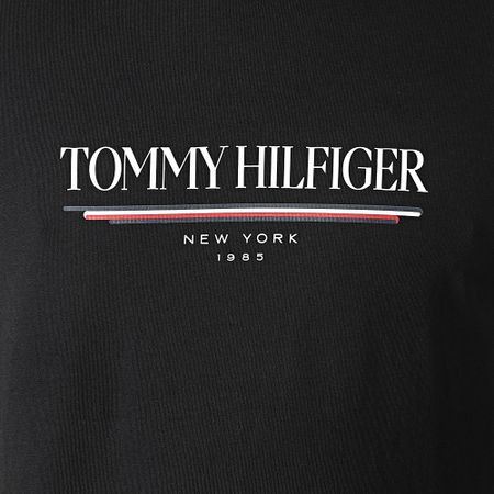 Tommy Hilfiger - Maglietta Marca Love Hilfiger 0324 Nero