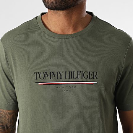 Tommy Hilfiger - Maglietta Marca Love Hilfiger 0324 Verde Khaki