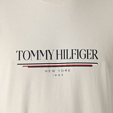 Tommy Hilfiger - Maglietta Marca Love Hilfiger 0324 Beige