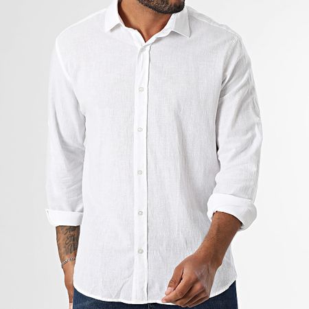 Armita - 807 Camicia bianca a maniche lunghe dal taglio regolare