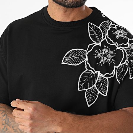Classic Series - Tee Shirt Oversize G-9 Nero Floreale
