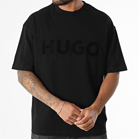 HUGO - Dinkee Maglietta oversize 50525765 Nero