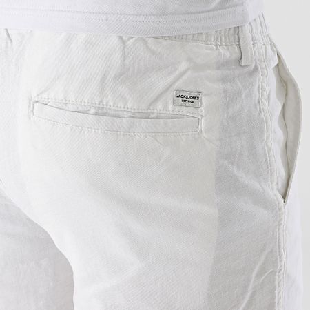 Jack And Jones - Pantaloncini Chino ibridi Jaiden Campaign Bianco