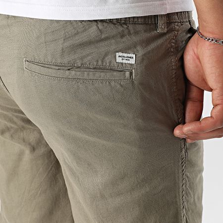 Jack And Jones - Campagna Jaiden Pantaloncini Chino Ibridi Verde Khaki