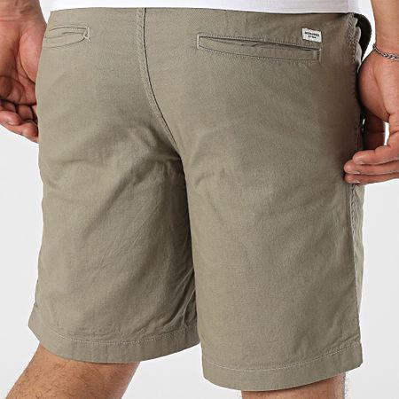 Jack And Jones - Campagna Jaiden Pantaloncini Chino Ibridi Verde Khaki