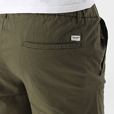 Jack And Jones - Campagna Pantaloncini Chino Ibridi Verde Khaki
