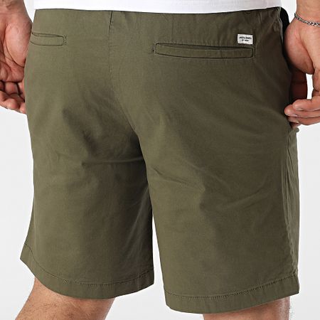 Jack And Jones - Campagna Pantaloncini Chino Ibridi Verde Khaki