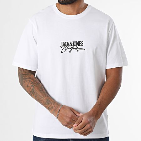 Jack And Jones - Maglietta Almeria Branding Bianco