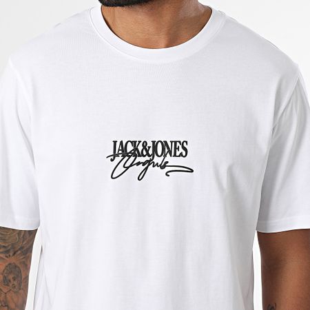 Jack And Jones - Maglietta Almeria Branding Bianco
