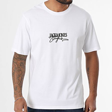 Jack And Jones - Maglietta Almeria Branding Bianco