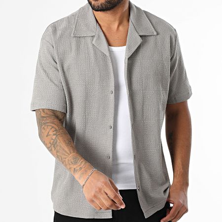 Jack And Jones - Camicia a maniche corte grigia