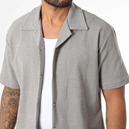 Jack And Jones - Camicia a maniche corte grigia