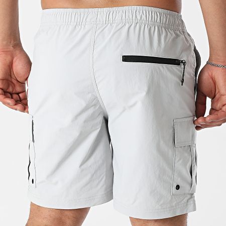Jack And Jones - Pantaloncini da bagno cargo grigi Naxos