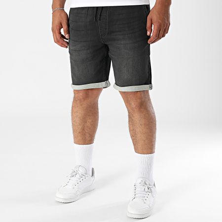 Jack And Jones - Rick Lane Pantaloncini di jeans neri