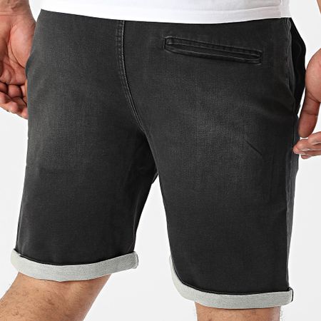 Jack And Jones - Rick Lane Pantaloncini di jeans neri