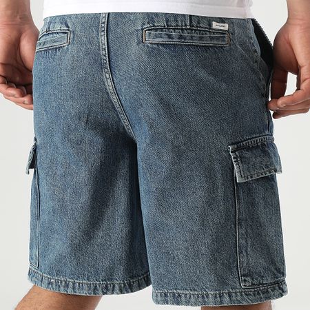 Jack And Jones - Bill Pantaloncini jeans larghi Blu Denim