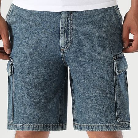 Jack And Jones - Bill Pantaloncini jeans larghi Blu Denim