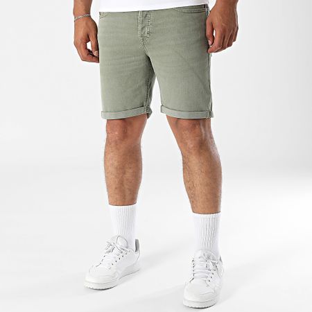 Jack And Jones - Rick Original Jean Shorts Khaki Verde