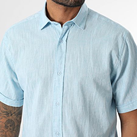 Armita - Camicia a maniche corte regular fit 853 Turquoise Heather