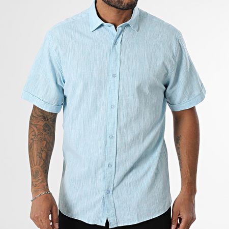 Armita - Camicia a maniche corte regular fit 853 Turquoise Heather