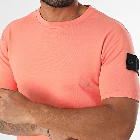 Black Industry - 009 Set di maglietta e pantaloncini da jogging con salmone