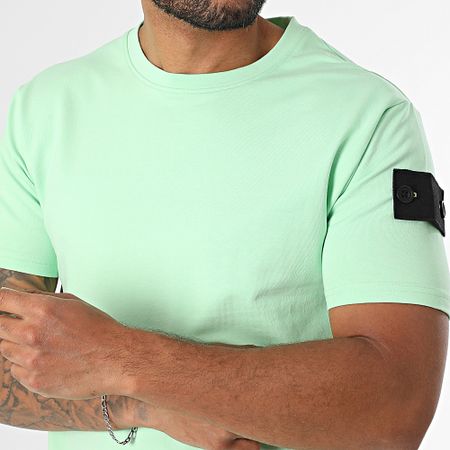 Black Industry - Set di maglietta e pantaloncini da jogging 009 verde chiaro