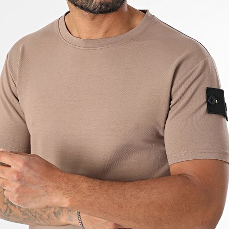 Black Industry - Set di maglietta e pantaloncini da jogging 009 Brown
