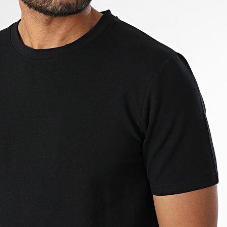 Black Industry - Set di maglietta oversize nera e pantaloncini da jogging
