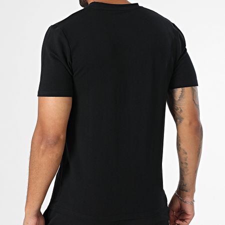 Black Industry - Set di maglietta oversize nera e pantaloncini da jogging