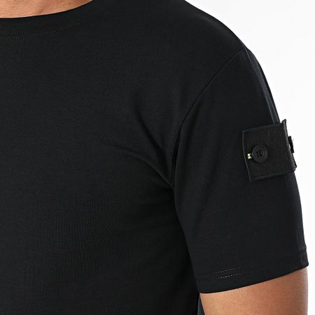 Black Industry - 009 Set di maglietta nera e pantaloncini da jogging