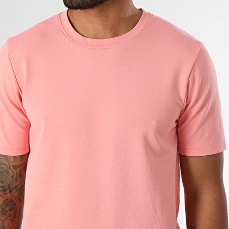 Black Industry - Set composto da t-shirt oversize e pantaloncini da jogging rosa chiaro