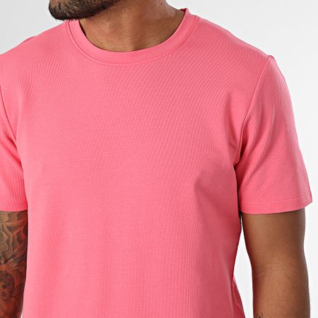 Black Industry - Set di maglietta oversize e pantaloncini da jogging rosa