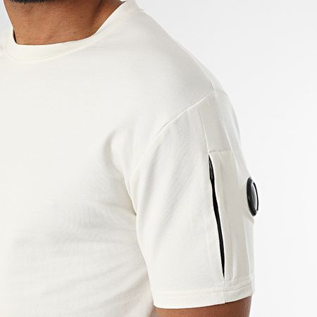 Black Industry - Set composto da t-shirt oversize e pantaloncini da jogging beige chiaro
