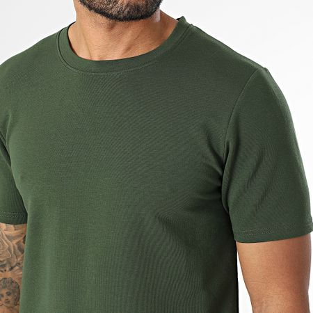 Black Industry - Set di maglietta oversize e pantaloncini da jogging verde cachi