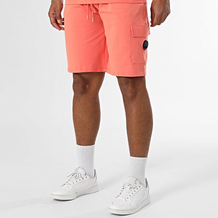 Black Industry - Set di maglietta oversize e pantaloncini da jogging Salmon