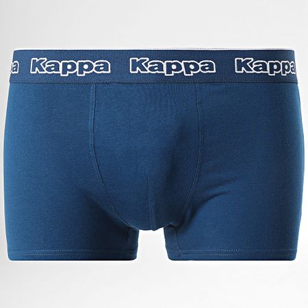 Kappa - Set di 3 boxer 92890514 Nero blu navy