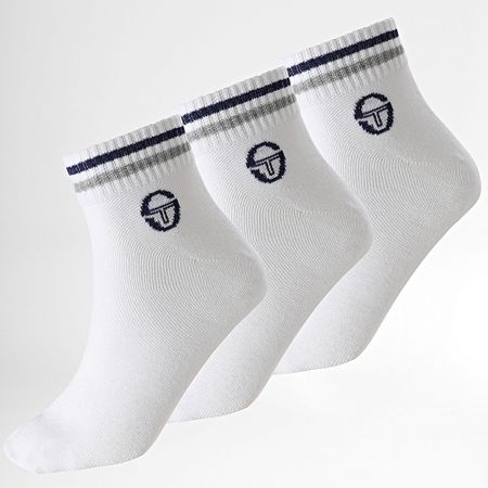 Sergio Tacchini - Confezione da 3 paia di calzini 97890115 Bianco