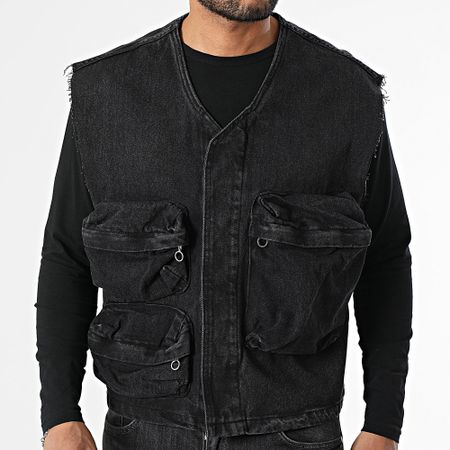 Uniplay - 69A Gilet nero senza maniche