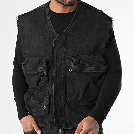 Uniplay - 69A Gilet nero senza maniche