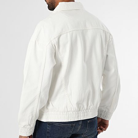 Uniplay - 22A Giacca Jean con zip beige chiaro