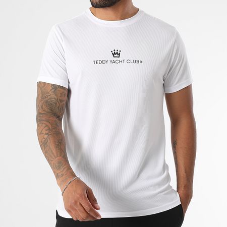 Teddy Yacht Club - Maison De Couture Set maglia tecnica e pantaloncini da jogging bianco nero