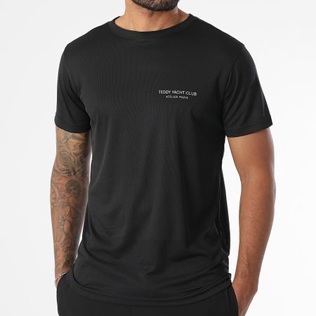 Teddy Yacht Club - Set maglia e pantaloncini da jogging bianco nero Tech Atelier Paris