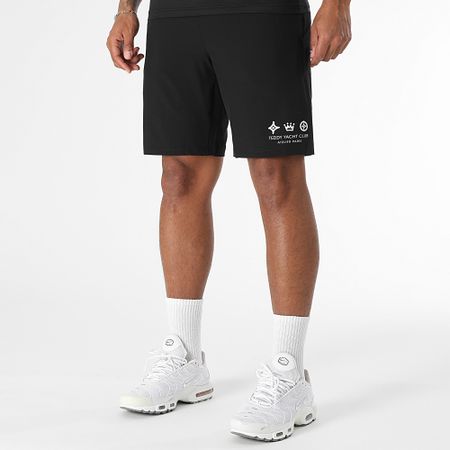 Teddy Yacht Club - Set maglia e pantaloncini da jogging bianco nero Tech Atelier Paris