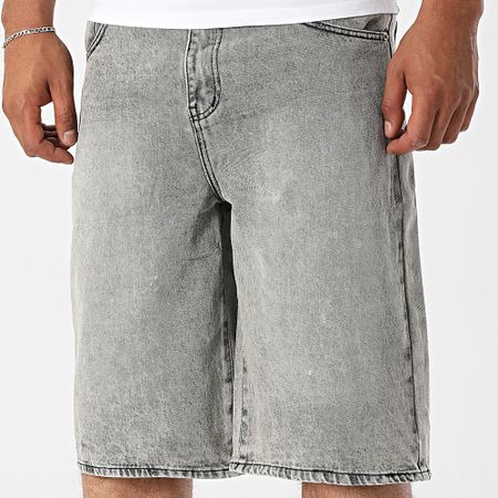 Uniplay - Pantaloncini jeans baggy fit 388 grigio