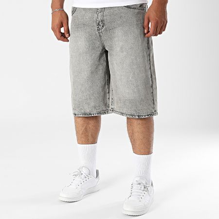 Uniplay - Pantaloncini jeans baggy fit 388 grigio