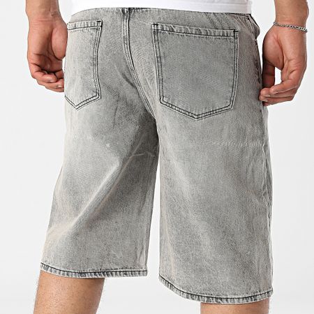 Uniplay - Pantaloncini jeans baggy fit 388 grigio